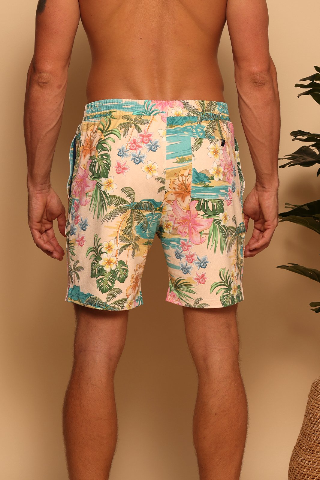 TIDEWATER LOUNGE BOARDSHORT - CLASSIC TROPICS - S