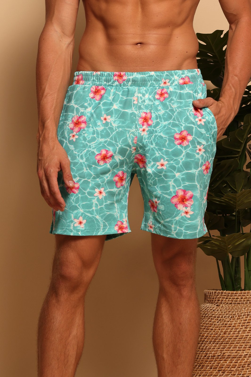 TIDEWATER LOUNGE BOARDSHORT - FLOATING FLORALS - S