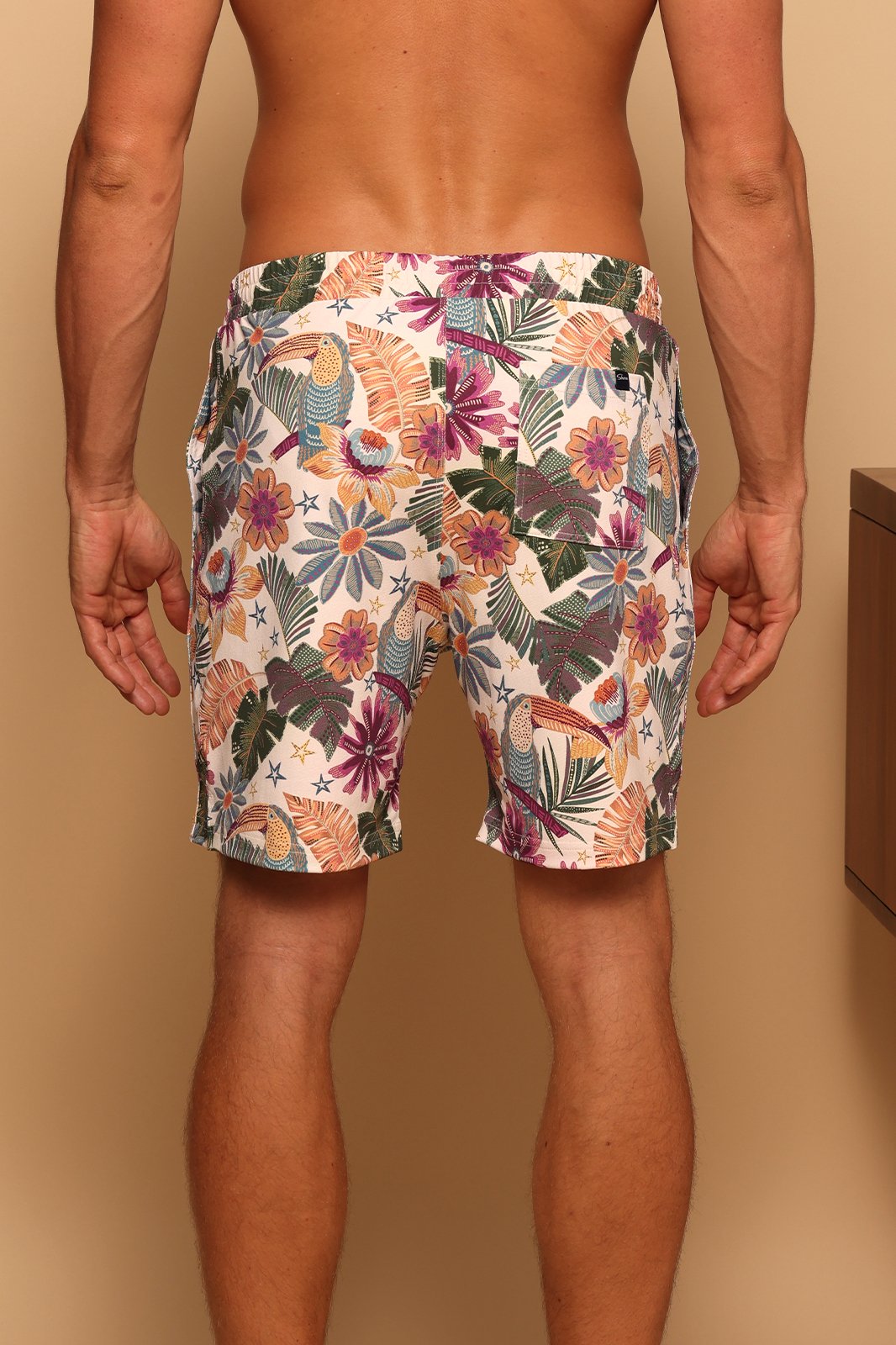 TIDEWATER LOUNGE BOARDSHORT - TOUCAN ME CRAZY - S