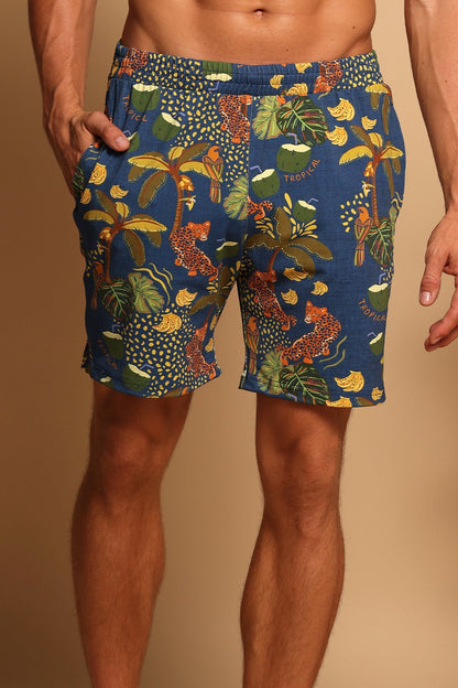 TIDEWATER LOUNGE BOARDSHORT - TWILIGHT JUNGLE - S