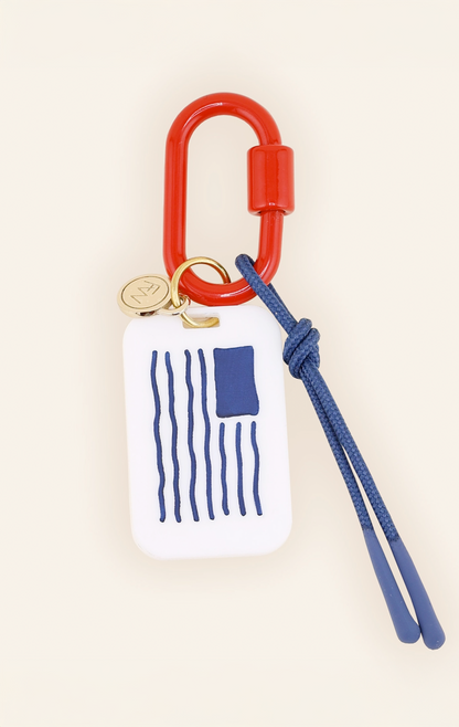 AMERICAN FLAG BAG CHARM