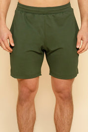 Navy Green Tidewater Volley Boardshort Without Pattern