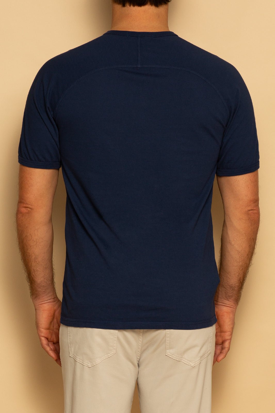 ORGANIC MENS HENLEY - ECLIPSE - S