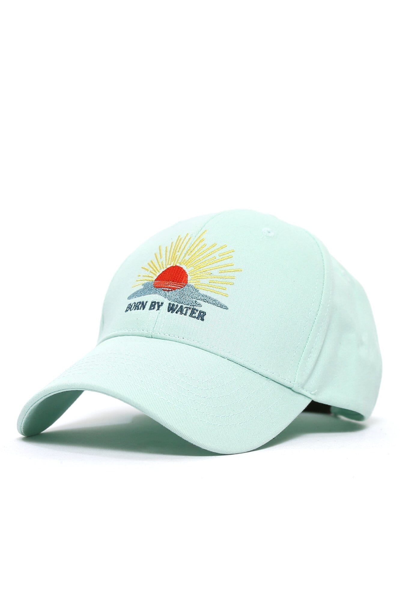 BORN BY WATER SUNSET CAP - G-GREEN - OS