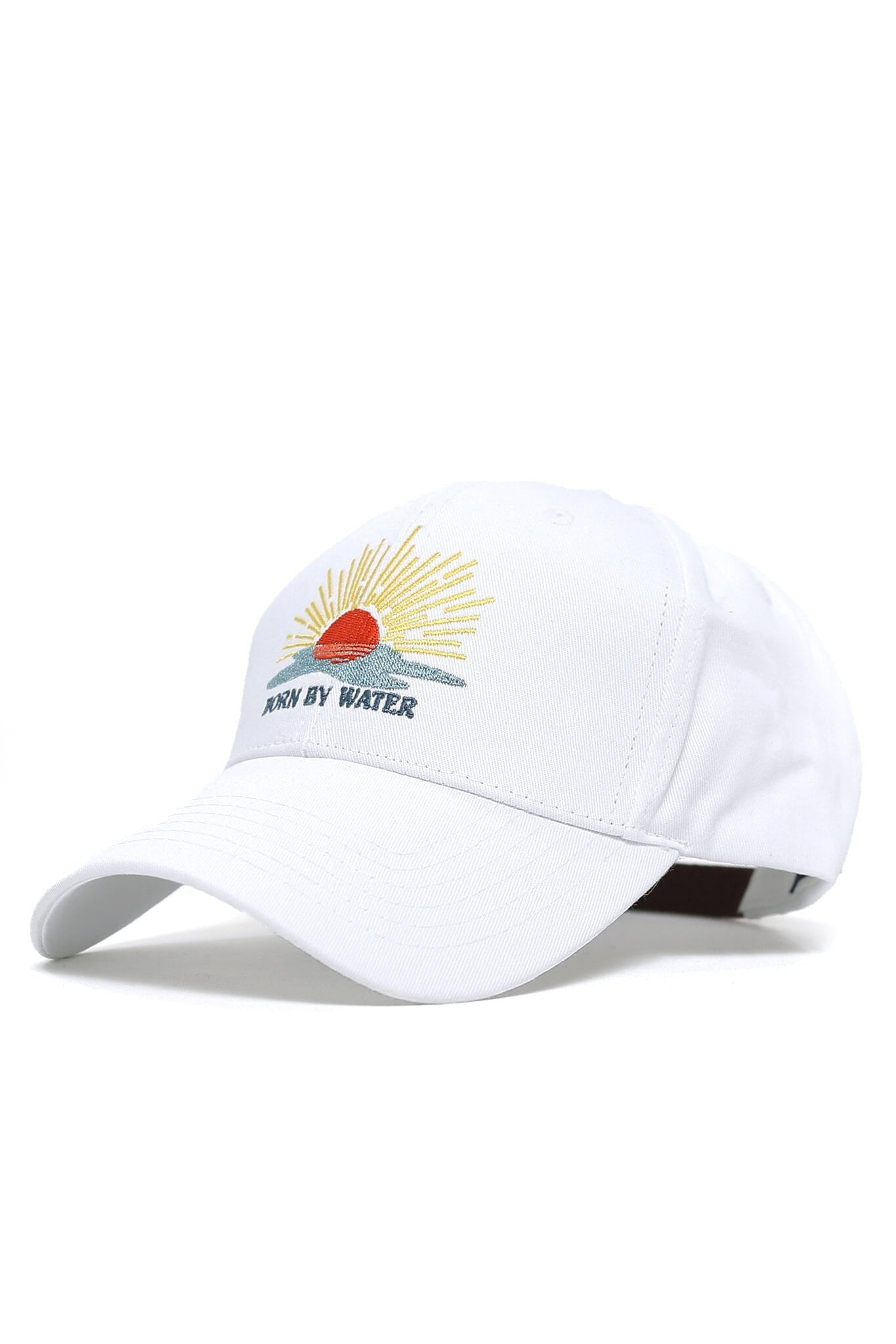 BORN BY WATER SUNSET CAP - W-WHITE - OS