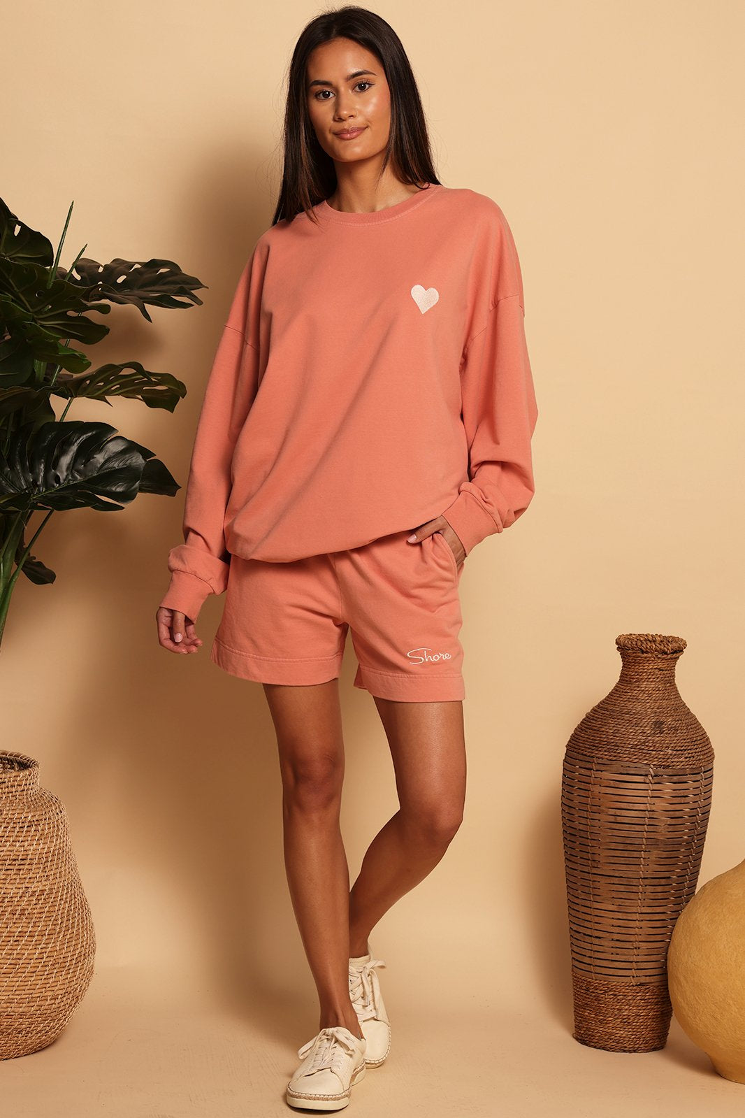 OVERSIZED PULLOVER - CANYON SUNSET - XS